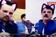 政治家が意図せざる「猫フィルター」付きで生中継　記者会見で想定外のヒューマンエラー