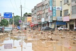 濁流が車を押し流し、水の中をヘビが動き回る…70人以上の死者を出した、中国で続く大雨の惨状