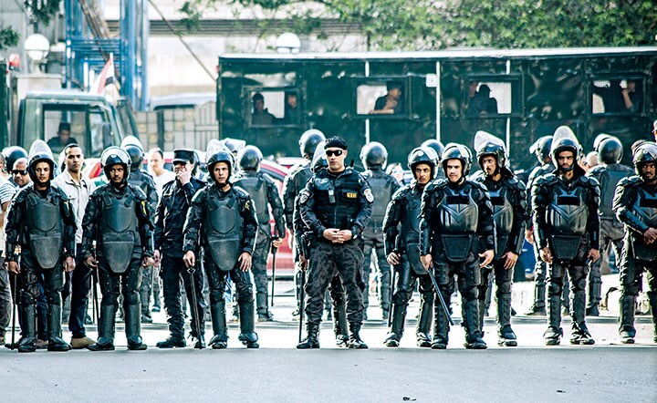 サウジアラビアへの紅海2島「割譲」に抗議したデモ隊を鎮圧　VINCIANE JACQUET FOR NEWSWEEK