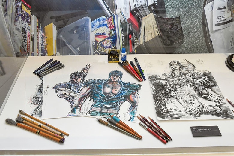 『北斗の拳』40周年の原画展（2023年）　JUN SATOｰWIREIMAGE/GETTY IMAGES