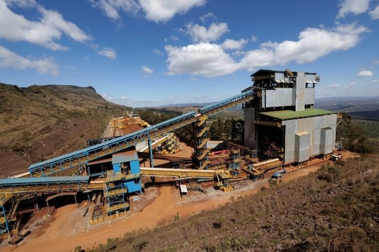 ブラジル・ミナスジェライス州のバーレが運営するカパネマ鉄鉱山。2025年9月4日に撮影　REUTERS/Washington Alves