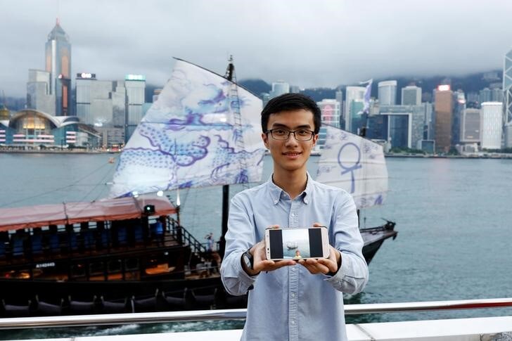 ルドウィック・チャンさん。香港で先月１３日撮影（２０１７年　ロイター/Bobby Yip)