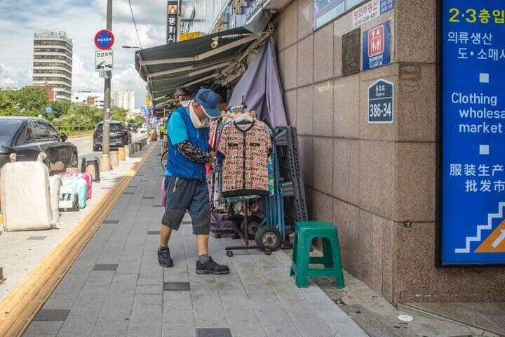 ソウルの働く高齢者