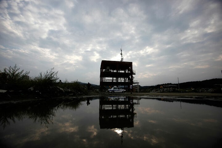 宮城県本吉郡南三陸町の防災対策庁舎（2011年9月撮影）　Toru Hanai-REUTERS