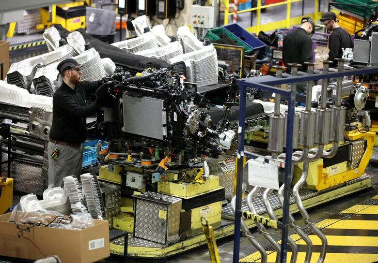 写真は日産の自動車工場。2025年12月、英サンダーランドで撮影。 REUTERS/Phil Noble
