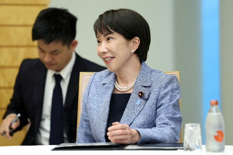 高市早苗首相。首相官邸で5月12日代表撮影。REUTERS