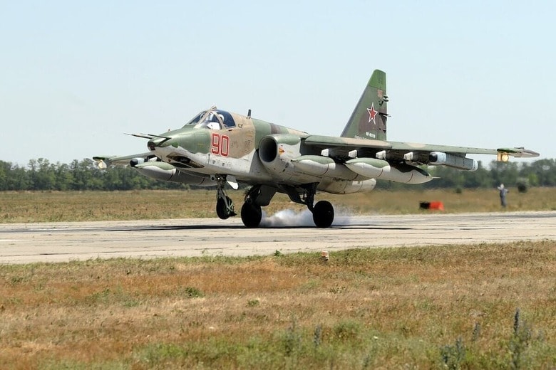 ロシアのSu-25戦闘機　REUTERS