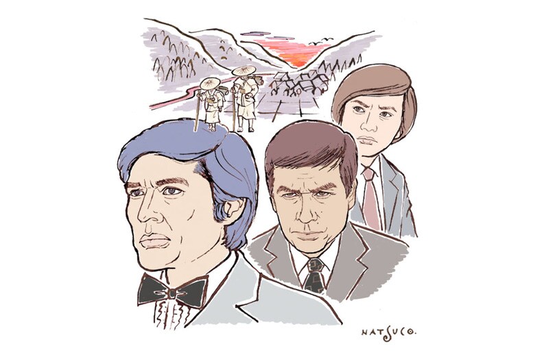 ILLUSTRATION BY NATSUCO MOON FOR NEWSWEEK JAPAN