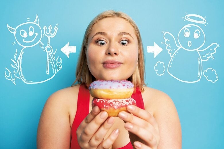 好きなものを我慢して食べる量を減らす方法は逆効果になる場合が多い　ALPHASPIRIT.IT/SHUTTERSTOCK
