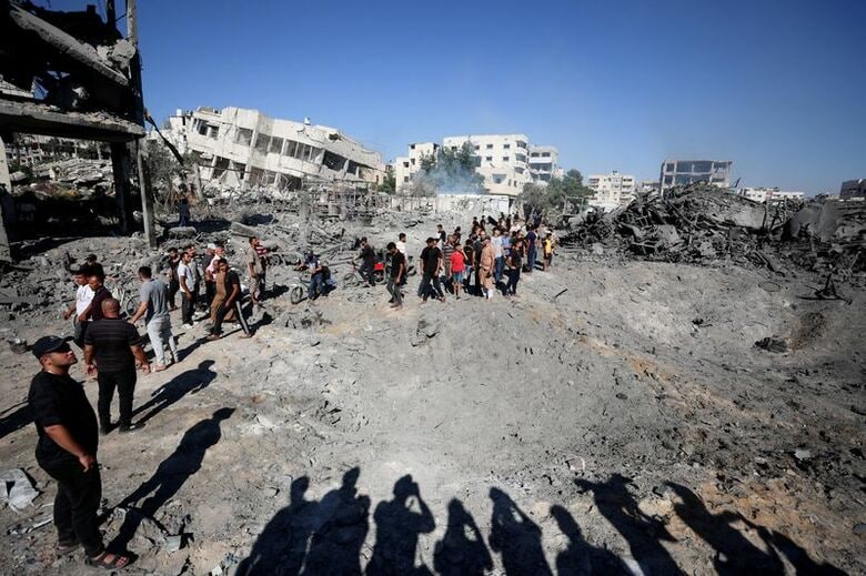パレスチナ自治区ガザで今月１２日撮影。REUTERS/Dawoud Abu Alkas
