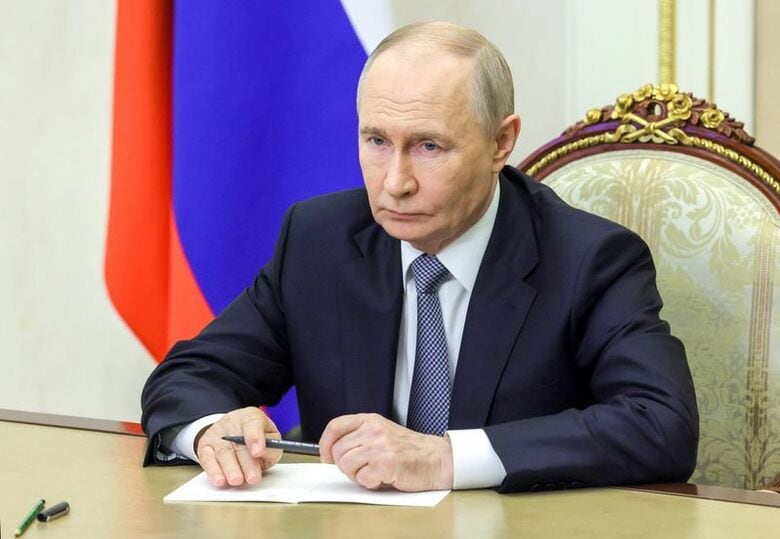 ロシアのプーチン大統領。１２日、モスクワで撮影（２０２６年　ロイター/Sputnik/Mikhail Metzel/Pool via REUTERS）