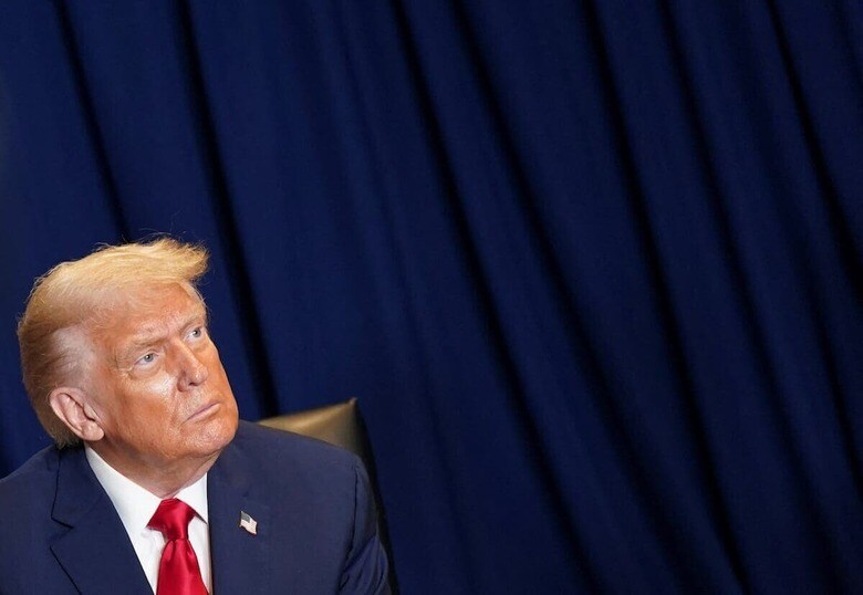 国連総会で演説したトランプ（9月23日、ニューヨーク）　 REUTERS/Al Drago