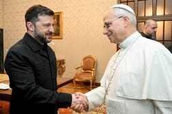 教皇、ゼレンスキー氏にロシアとの協力要請　人道危機下のオレシキ支援巡り